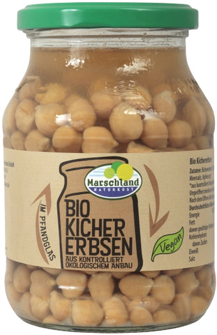 Bio-Kichererbsen 540 ml Pfandglas