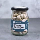 Bio Cashews in Kokosmilch gedippt