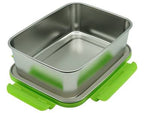 ECOtanka lunchBOX - Vesperdose aus Edelstahl (Deckel und Dose inkl. Verschlussrahmen)