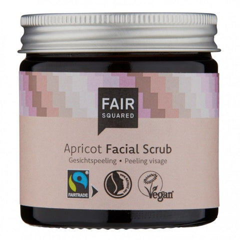 FAIR SQUARED Facial Scrub Apricot 50ml im Pfandglas